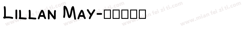 Lillan May字体转换